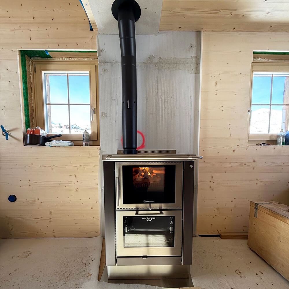 Holzherd, Holzkochherd, Pertinger, Ofen Welten Küblis